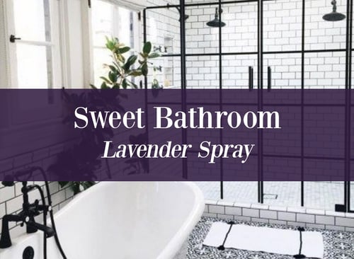 Sweet Bathroom Lavender Oil Spray