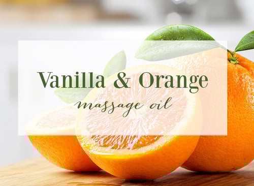 Vanilla and Orange Essential Oil Massage Oil