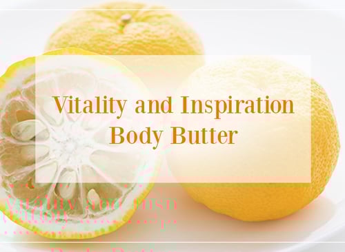 Yuzu Essential Oil Vitality And Inspiration Body Butter